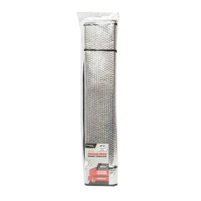 Parasolar parbriz auto 140x70cm folie de aluminiu si ventuze de fixare Breckner Germany - imagine 4