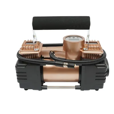 Compresor aer umflat roti 12V 180W, 150PSI, 45l/min, cablu 3m pentru priza bricheta auto Breckner Germany - imagine 2