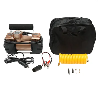 Compresor aer umflat roti 12V 180W, 150PSI, 45l/min, cablu 3m pentru priza bricheta auto Breckner Germany