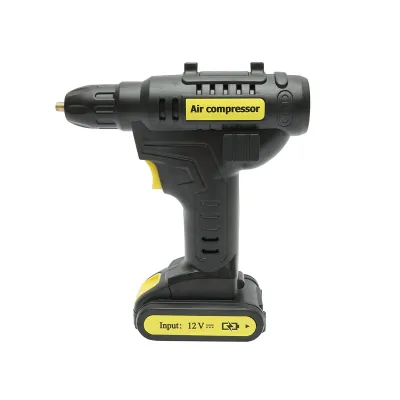 Compresor aer auto umflat roti portabil digital 12V/120W, 150 PSI, iluminare LED, baterie Li-ion 2000mAh Breckner Germany - imagine 5