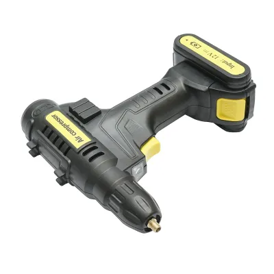 Compresor aer auto umflat roti portabil digital 12V/120W, 150 PSI, iluminare LED, baterie Li-ion 2000mAh Breckner Germany - imagine 6