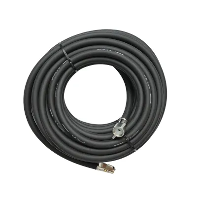 Furtun aer compresor L=15 m cu capete de legatura pentru umflat roti - imagine 2