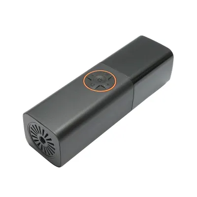 Compresor aer smart portabil digital LED 12V/70W, lanterna LED, functie setare oprire automata, accesorii incluse  - imagine 4