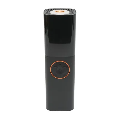 Compresor aer smart portabil digital LED 12V/70W, lanterna LED, functie setare oprire automata, accesorii incluse  - imagine 2