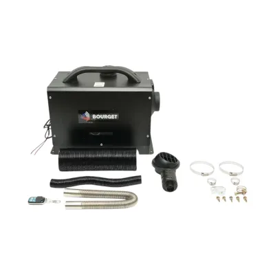 Incalzitor stationar sirocou 12-24V, 5kW cu telecomanda si display LCD Bourget - imagine 2