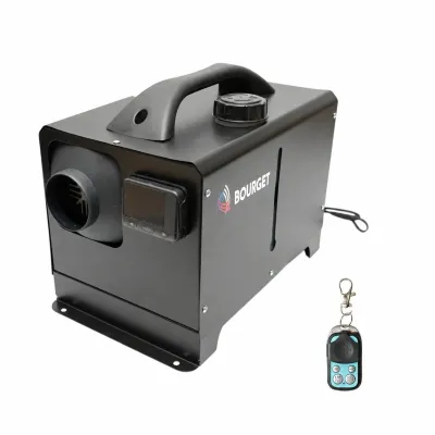 Incalzitor stationar sirocou 12-24V, 5kW cu telecomanda si display LCD Bourget