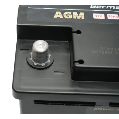 Baterie auto AGM start-stop 12V, 95Ah, 1000A la pornire 350x175x195mm Breckner Germany - imagine 7