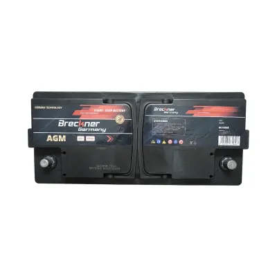Baterie auto AGM start-stop 12V, 105Ah, 1100A la pornire 392x175x195mm Breckner Germany - imagine 3