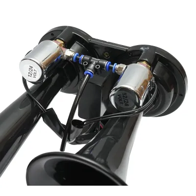 Claxon 2 trompete 12V/24V pentru compresor de aer - imagine 5
