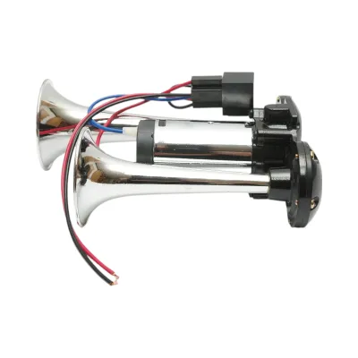Claxon 2 trompete 12V cu compresor inclus Breckner Germany - imagine 3