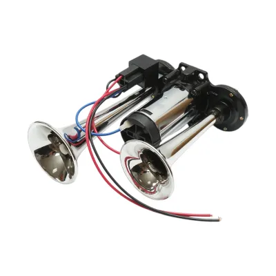 Claxon 2 trompete 12V cu compresor inclus Breckner Germany