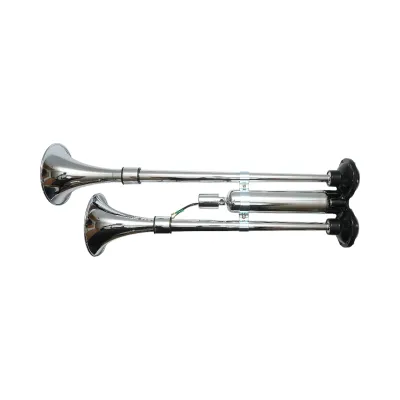 Claxon 2 trompete 12V/24V pentru compresor de aer - imagine 5