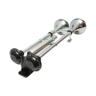 Claxon 2 trompete 12V/24V pentru compresor de aer - imagine 2