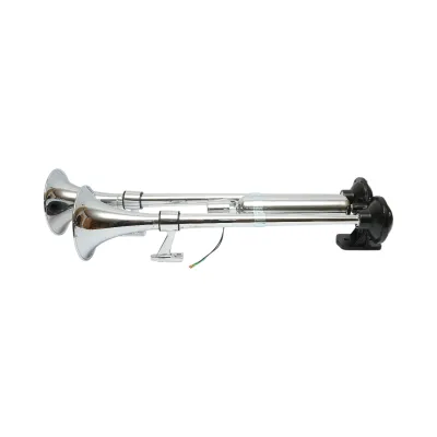 Claxon 2 trompete 12V/24V pentru compresor de aer - imagine 3