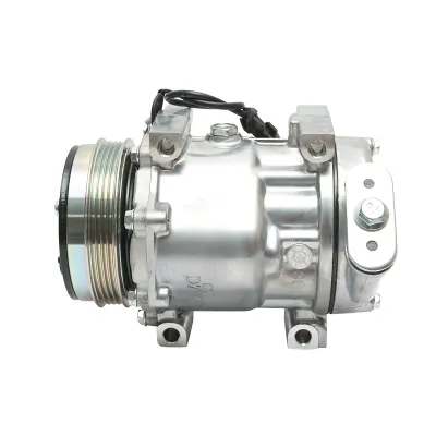 Compresor clima AC Iveco, Fiat, Citroen cod OEM 71796000, FTAK366 FTK366 8FK351334-251 8FK351334-751, TSP0159808 DCK1225 12.77027 504005418 504384357, 71721759 71724259 - imagine 2
