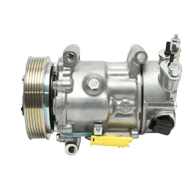 Compresor clima AC Peugeot, Citroen cod OEM 9651910980, 6453QJ, 6453QK, 6453WK, 6453WL, 6453ZZ, SD6C12 - imagine 2