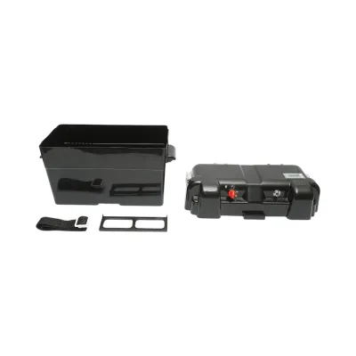Cutie baterie auto 12V cu voltmetru DC 6-30V, intrerupator alimentare 100A, priza bricheta, afisaj LCD, 2xUSB 350x180x200mm - imagine 4