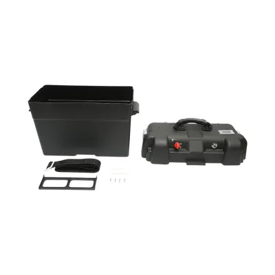 Cutie baterie auto 12V cu voltmetru DC 6-30V, intrerupator alimentare 100A, priza bricheta, afisaj LCD, 2xUSB 360x180x235mm - imagine 3