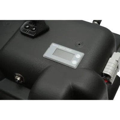 Cutie baterie auto 12V cu voltmetru DC 6-30V, intrerupator alimentare 100A, priza bricheta, afisaj LCD, 2xUSB 360x180x235mm - imagine 11