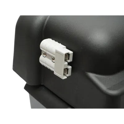 Cutie baterie auto cu voltmetru 12V, intrerupator alimentare 100A, siguranta 30A, priza bricheta, afisaj LCD, 2xUSB 360x180x235mm - imagine 12