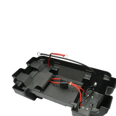 Cutie baterie auto 12V cu voltmetru DC 6-36V, afisaj LCD, intrerupator cirucit 16A, siguranta 30A, 2 prize bricheta, 2xUSB 340x195x200mm - imagine 8