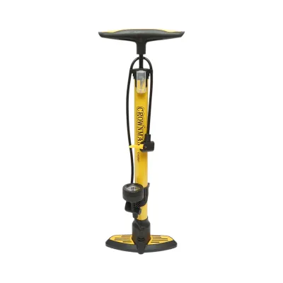 Pompa de mana cu manometru 0-160 PSI 38x600mm Crownman - imagine 2