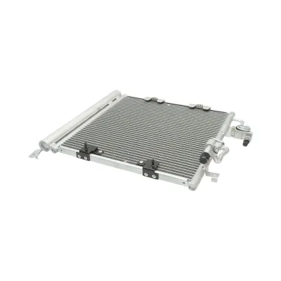 Radiator clima AC Opel Astra H, Zafira 370x370x16mm cod OEM 13129195, 1850099, 93178961, 1924005329 - imagine 4