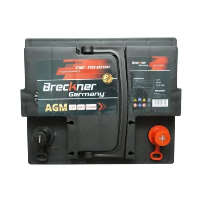 Baterie auto AGM start-stop 12V, 50Ah, 680A la pornire 207x175x190mm Breckner Germany - imagine 3