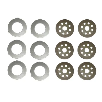 Set discuri frictiune 222x50x3.8mm Z=15, placa 240x130x3.8mm pentru JCB 3C, 3CX, 3D, 3DX, 4C, 4CN, 4CX OEM 458-20289 - 458-20353