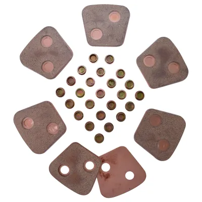 Set 12 ferodouri 4mm(77x69) cu nituri pentru disc ambreiaj  D1010 UTB U-1010