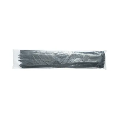 Faseta colier plastic negru 3.5x400mm 100 buc/set Longroad - imagine 5