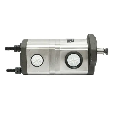 Pompa hidraulica dubla John Deere sens pe stanga RE197623 - imagine 4