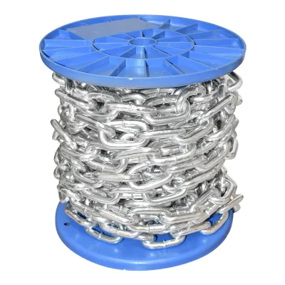 Lant electrogalvanizat 7.9x32.3x30mm DIN5685A 10m/rola tambur plastic - imagine 3