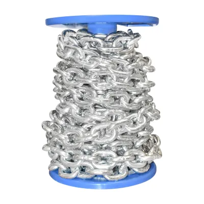 Lant electrogalvanizat DIN766 fi10 10m/rola tambur plastic - imagine 3