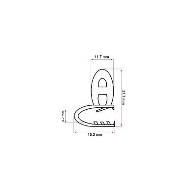 Cheder tip Case IH, New Holland 4m/rola - imagine 4