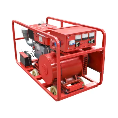 Generator electric 12kW 220/380v, motor diesel ZH1110, generator STC-12kW Konig Traktoren - imagine 3