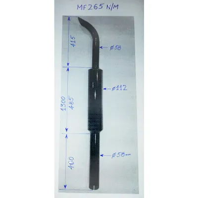 Toba esapament pentru Massey Ferguson 265 N/M - imagine 2