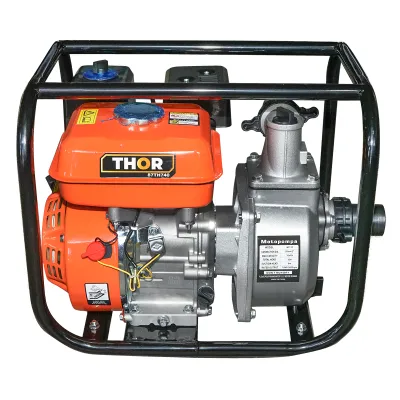 Motopompa pe benzina 7.5CP WP20, 2 toli, debit 30 m3/h, adancime absorbtie 8m, inaltime refulare 30m THOR