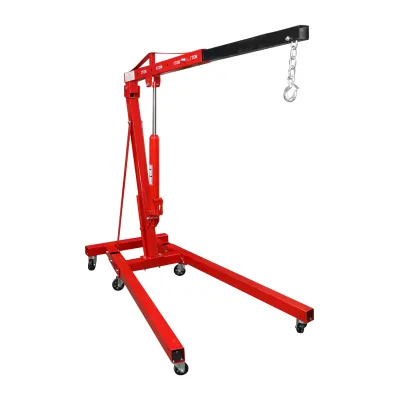 Macara hidraulica pliabila tip girafa pentru atelier 2T - imagine 4