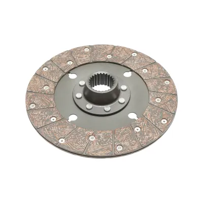 Disc ambreiaj priza de putere Massey Ferguson diametru exterior 250mm, interior 1-38mm, interior 2-41mm, 25 caneluri OEM 1865836M91