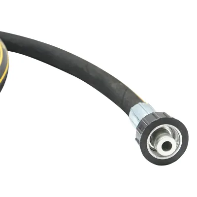 Rola 10m furtun spalatorie DN8 2SN cu mufa 22x1,5mm si armatura 3/8 la capete - imagine 2