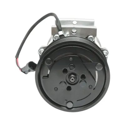 Compresor clima AC 12V New Holland, Case IH Z=10 cod OEM 87709773, 87300121, QP7H15-6020G - imagine 3