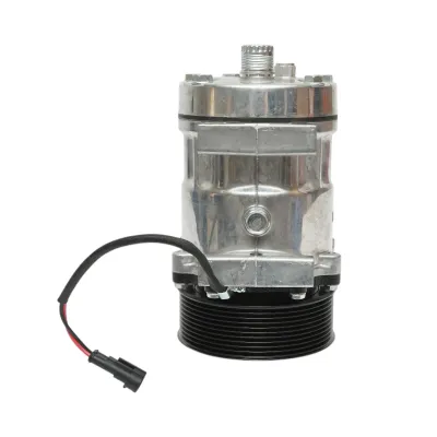 Compresor clima AC 12V New Holland, Case IH Z=10 cod OEM 87709773, 87300121, QP7H15-6020G - imagine 7