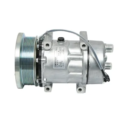 Compresor clima pentru Claas, Caterpillar seria Challenger OEM 178-9570, 1789570 - imagine 3