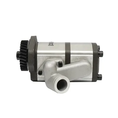 Pompa hidraulica dubla debit 28+12cm3, pinion 93.05mm, Z=31 pentru John Deere OEM RE72058, RE73947 - imagine 2