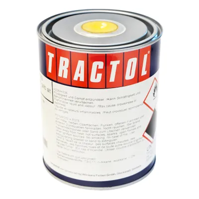 Vopsea auto galben tip New Holland 1L Tractol - imagine 2