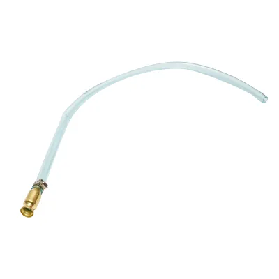 Furtun transfer combustibil transparent cu bila absorbtie/creare vid Ø15