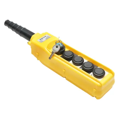 Telecomanda industriala cu 4 comenzi si contact general cu cheie 12V Breckner Germany - imagine 3