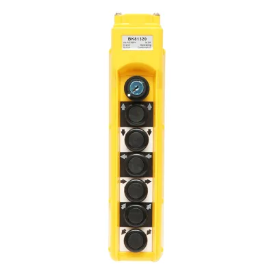 Telecomanda industriala cu 6 comenzi si contact general cu cheie 380V Breckner Germany - imagine 5