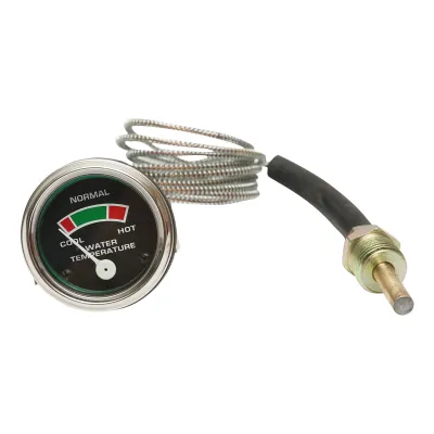Ceas indicator temperatura apa mecanic cu sonda Massey Ferguson OEM K11638, 1078125M91 ,180727M91, 180727M92, 180727M93, 881369M91, 881396M91, 899455M91, 1850512M93 - imagine 2